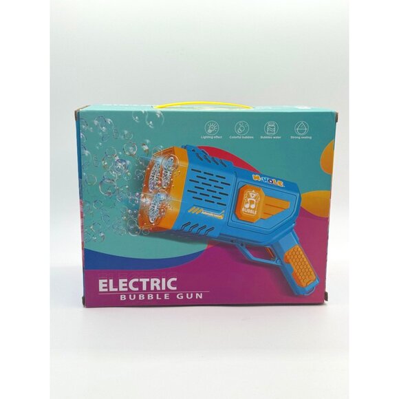 Electric Bubble Gun With Lighting Effects & Colorful Bubbles For Kids Aged 3+ - Picture 1 of 5